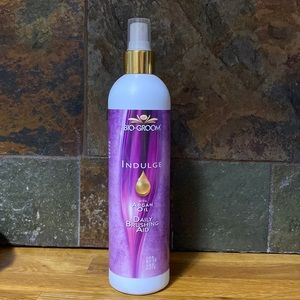 Bio-groom Indulge Argan Oil Daily Brushing Aid Spray 12 oz NWOT